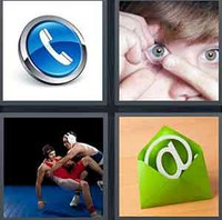 4 Pics 1 Word Levels Contact