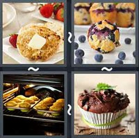 4 Pics 1 Word Levels Muffin