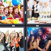 4 Pics 1 Word Levels Party