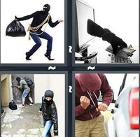 4 Pics 1 Word Crime
