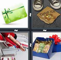 4 Pics 1 Word Levels Donate
