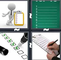 4 Pics 1 Word List