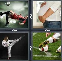 4 Pics 1 Word Kick