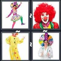 4 Pics 1 Word Levels Clown
