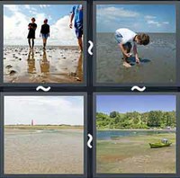 4 Pics 1 Word Ebb