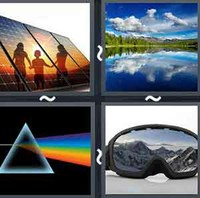 4 Pics 1 Word Levels Reflect
