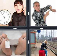 4 Pics 1 Word Late