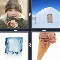 4 Pics 1 Word Cold