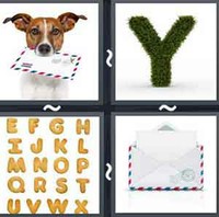 4 Pics 1 Word Letter