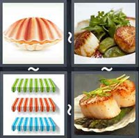 4 Pics 1 Word Levels Scallop
