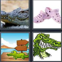 4 Pics 1 Word Levels Croc