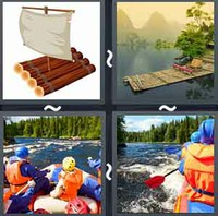 4 Pics 1 Word Raft