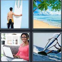 4 Pics 1 Word Levels Surf