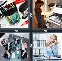 4 Pics 1 Word Office