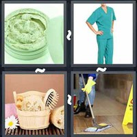 4 Pics 1 Word Levels Scrub