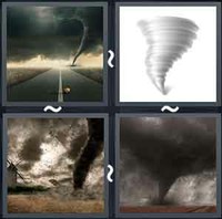 4 Pics 1 Word Cyclone