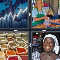 4 Pics 1 Word Levels Market