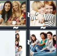 4 Pics 1 Word Levels Friends