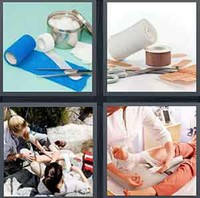 4 Pics 1 Word Bandage