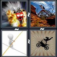 4 Pics 1 Word Levels Stunt