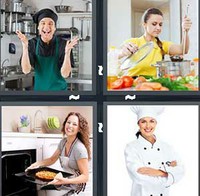 4 Pics 1 Word Levels Cook