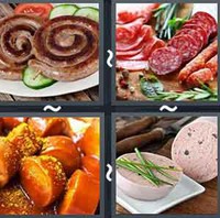 4 Pics 1 Word Levels Sausage