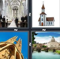 4 Pics 1 Word Levels Church