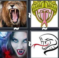 4 Pics 1 Word Levels Fangs