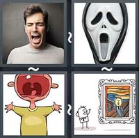4 Pics 1 Word Levels Scream