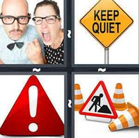 4 Pics 1 Word Levels Warning