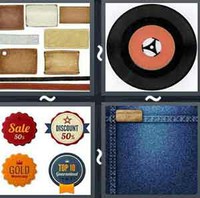 4 Pics 1 Word Levels Label