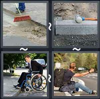 4 Pics 1 Word Curb
