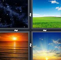 4 Pics 1 Word Levels Sky