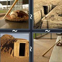 4 Pics 1 Word Levels Dugout