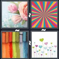 4 Pics 1 Word Levels Pastel