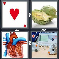 4 Pics 1 Word Levels Heart