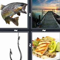 4 Pics 1 Word Fish