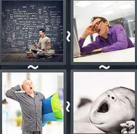 4 Pics 1 Word Levels Yawn