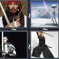 4 Pics 1 Word Levels Sword