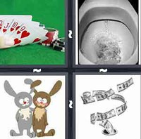 4 Pics 1 Word Flush