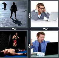 4 Pics 1 Word Levels Upset