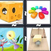 4 Pics 1 Word Levels Mice