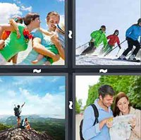 4 Pics 1 Word Vacation