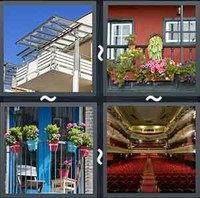 4 Pics 1 Word Levels Balcony