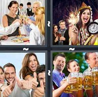 4 Pics 1 Word Cheers