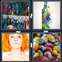 4 Pics 1 Word Dye