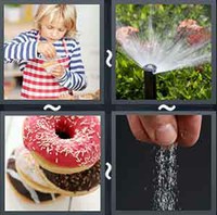 4 Pics 1 Word Levels Sprinkle