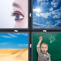 4 Pics 1 Word Bright