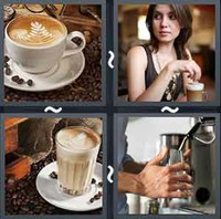 4 Pics 1 Word Levels Latte