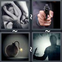 4 Pics 1 Word Levels Threat